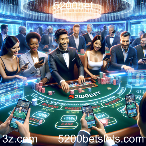 A Experiência Imersiva dos Cassinos Ao Vivo em 5200bet